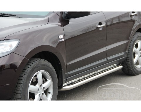 Пороги - площадки "Hector" для Santa Fe 2013+.